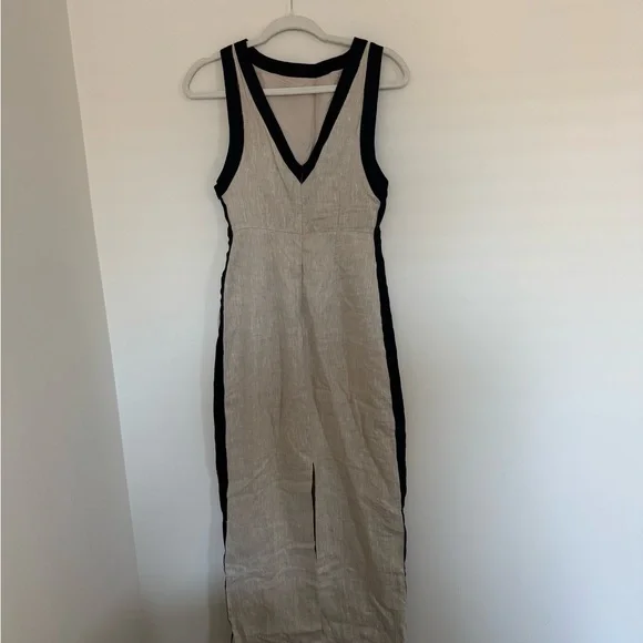 DISSH NWT ZURI NATURAL LINEN MAXI DRESS - Picture 5 of 9